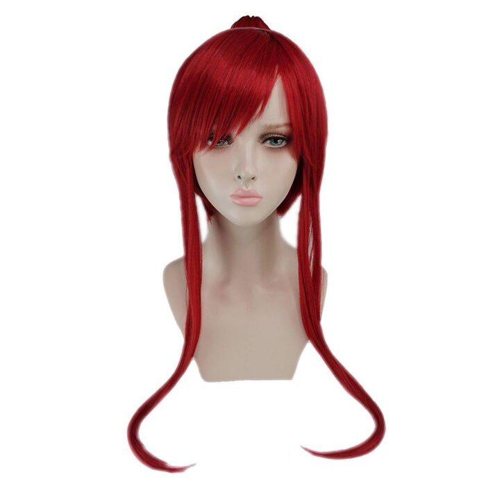 Erza Scarlet Cosplay Wig Red Hair Fairy Tail Halloween Costume Wig - Image 5