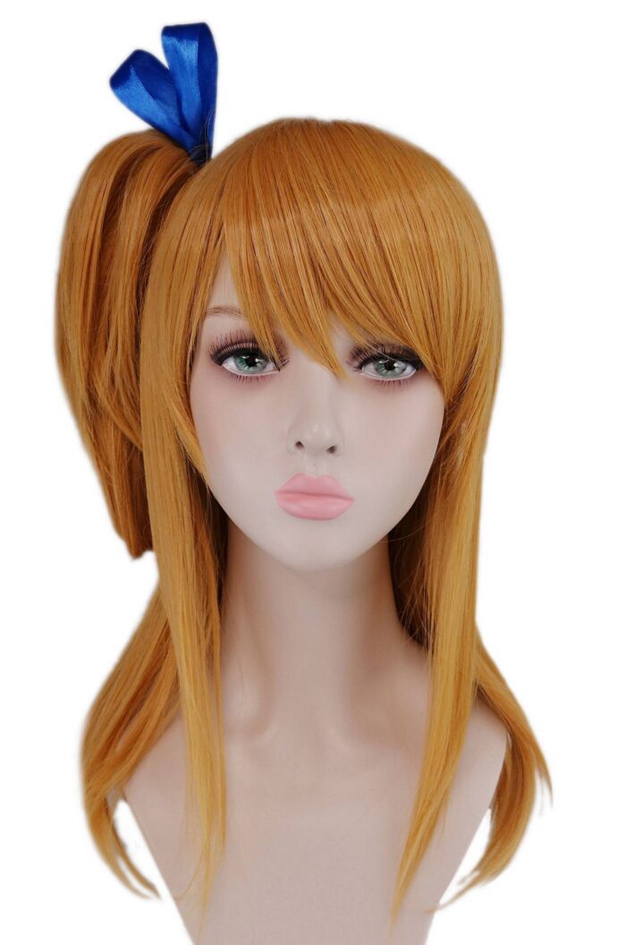 Lucy Heartfilia Cosplay Wig Gold Hair Fairy Tail Halloween Costume Wig - Image 8