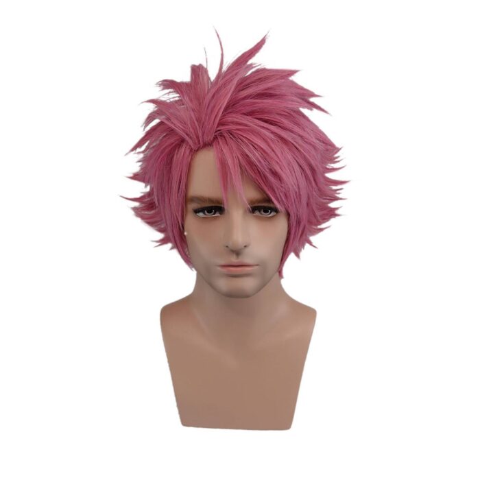 Natsu Dragneel Cosplay Wig Red Hair Fairy Tail Halloween Costume Wig - Image 3
