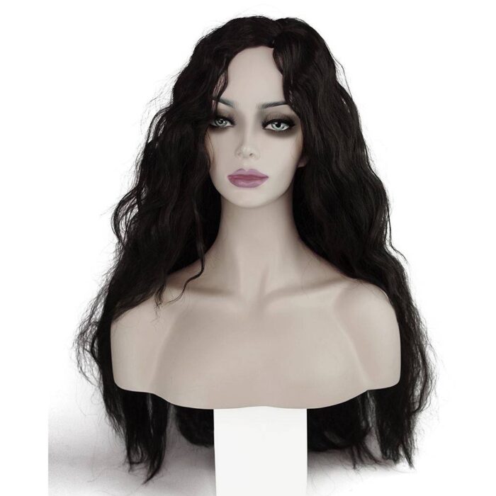 Hela Cosplay wig long wavy dark hair Thor's sister