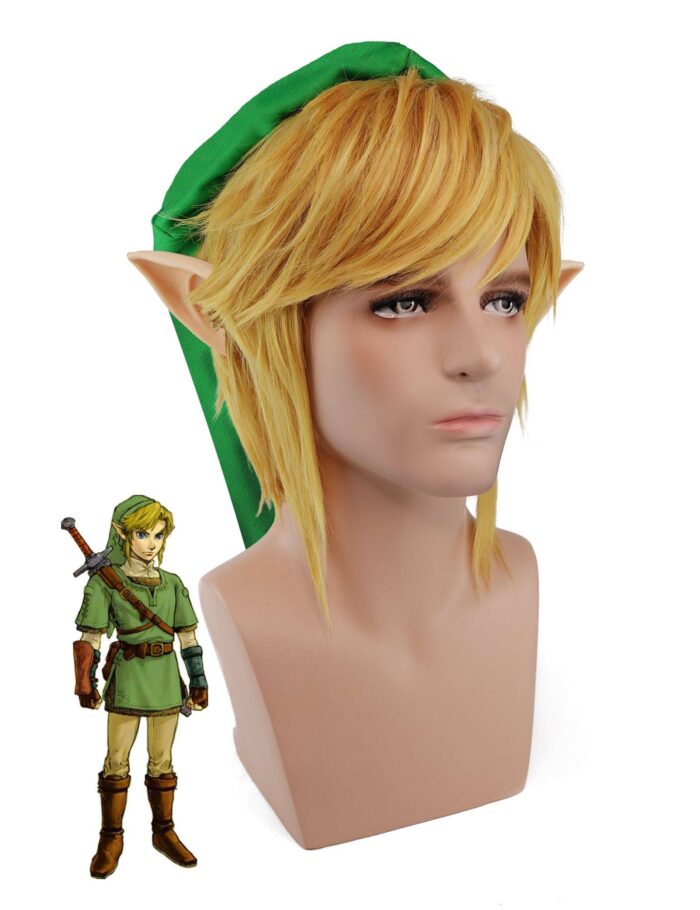Link Cosplay wig Glod hair Legend of Zelda - Image 7