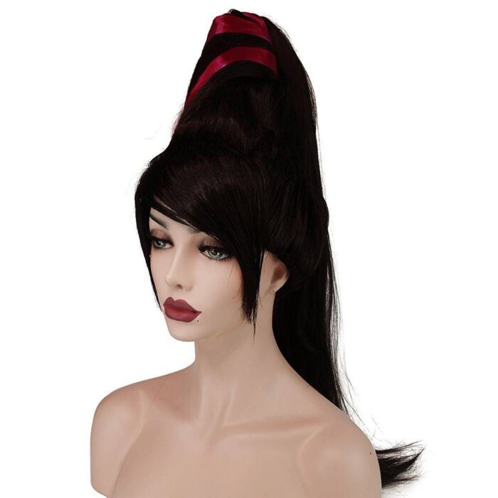 Bayonetta Cosplay wig black long hair summon Madama Butterfly - Image 3