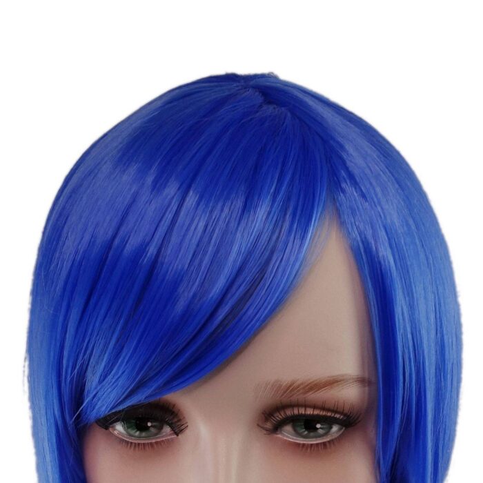 Juvia Lockser Cosplay Wig Blue Hair Fairy Tail Halloween Costume Wig - Image 4