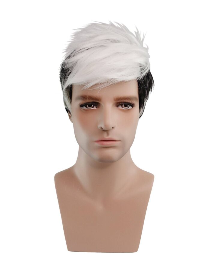 Takashi Shirogane Cosplay Wig White Hair Legendary Defender Shiro Halloween Costume Wig - Image 3