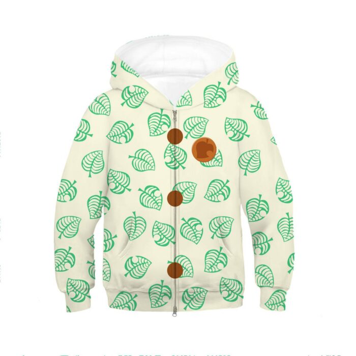 Animal Crossing Kids Hoodies Sweatshirt Unisex Hoodie 3D Printed Hooded Pullover Sweatshirt for 4-12 Years Old