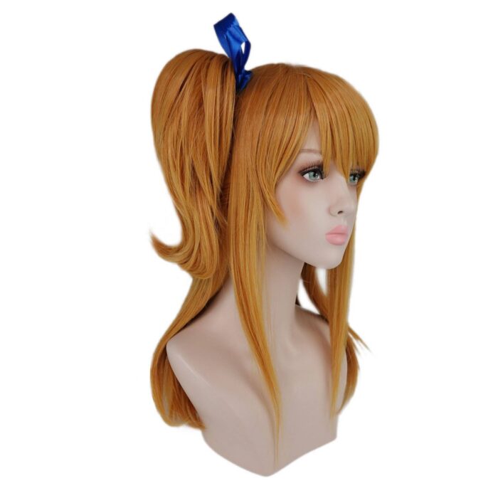 Lucy Heartfilia Cosplay Wig Gold Hair Fairy Tail Halloween Costume Wig - Image 5