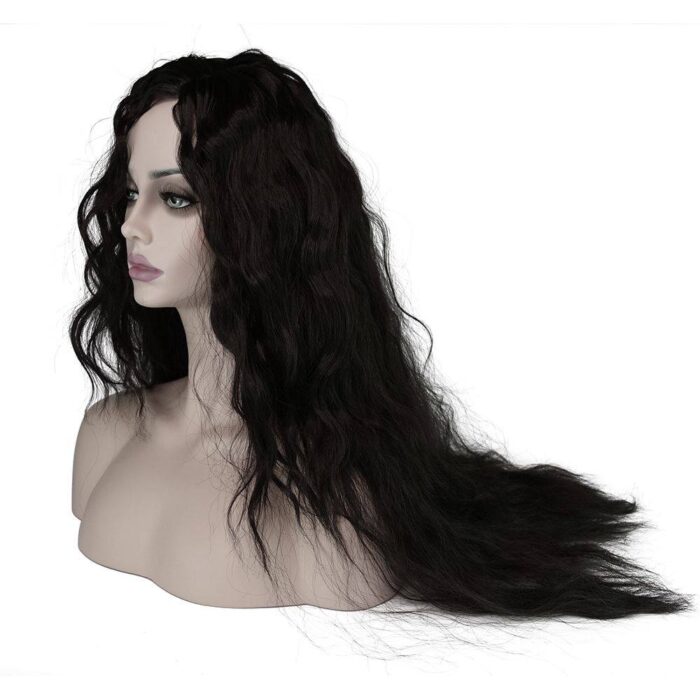 Hela Cosplay wig long wavy dark hair Thor's sister - Image 3