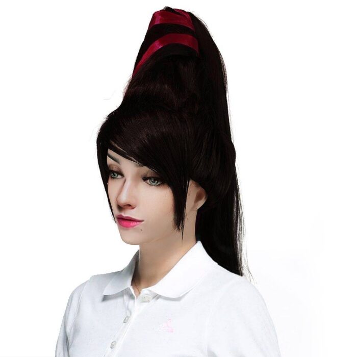 Bayonetta Cosplay wig black long hair summon Madama Butterfly