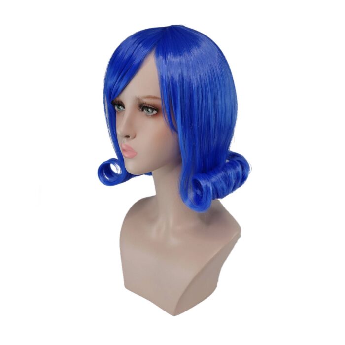Juvia Lockser Cosplay Wig Blue Hair Fairy Tail Halloween Costume Wig - Image 6