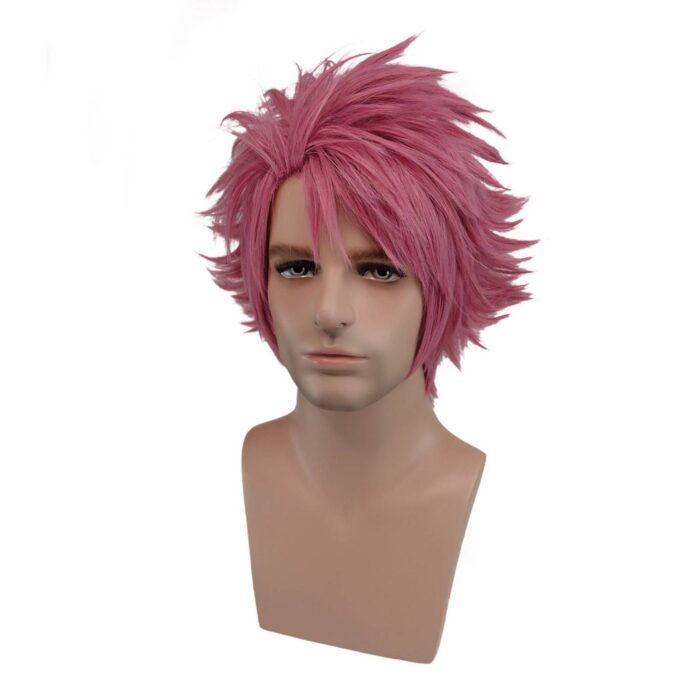Natsu Dragneel Cosplay Wig Red Hair Fairy Tail Halloween Costume Wig - Image 8