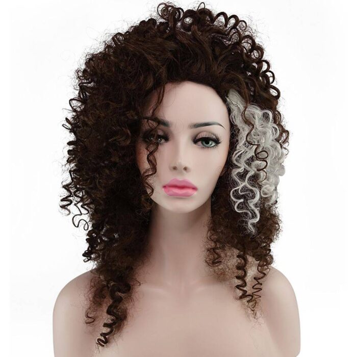 Bellatrix Lestrange Cosplay wig long Brown hair Harry Potter Halloween Costume wig - Image 5