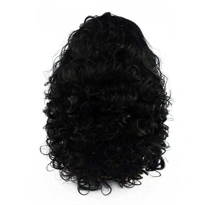 Maui Cosplay wig long Curly Dark Brown hair Moana - Image 4