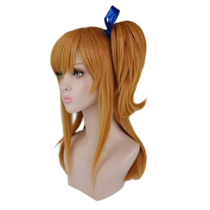 Lucy Heartfilia Cosplay Wig Gold Hair Fairy Tail Halloween Costume Wig - Image 3