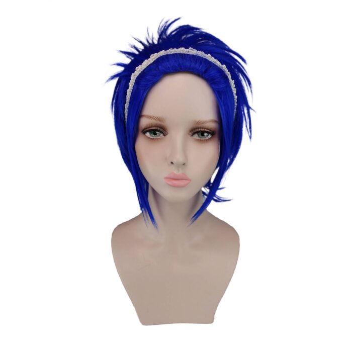 Levy Mcgarden Cosplay wig Blue hair Fairy Tail Halloween Costume Wig
