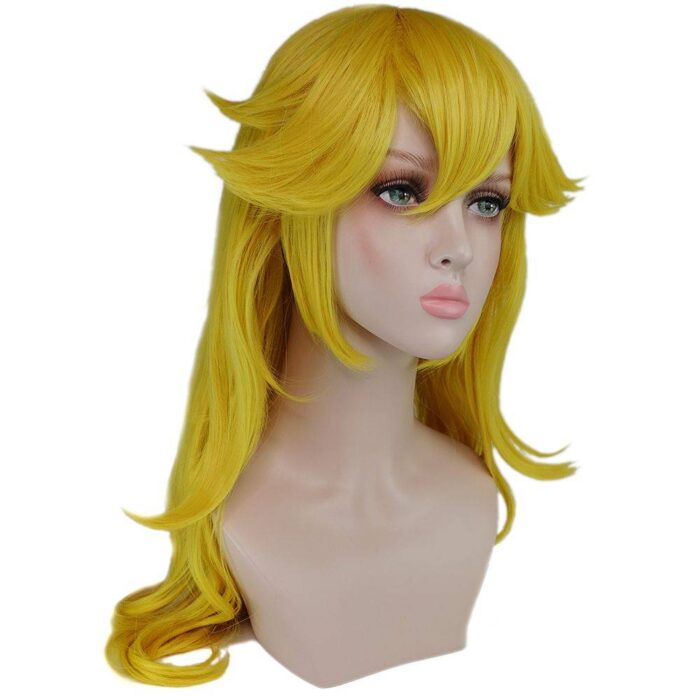 Princess Peach Cosplay wig Glod hair super mario Halloween Costume Wig - Image 4