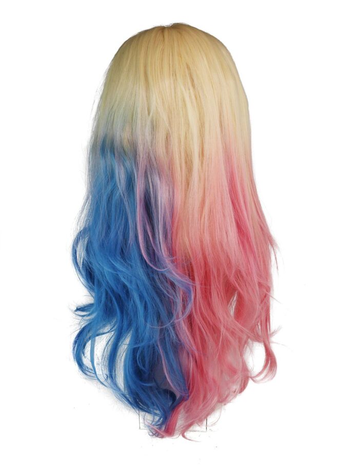 Harley quinn Cosplay wig Double Color hair The Batman - Image 2