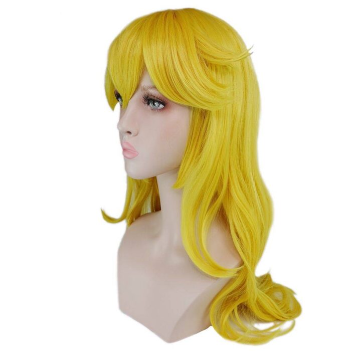 Princess Peach Cosplay wig Glod hair super mario Halloween Costume Wig - Image 5