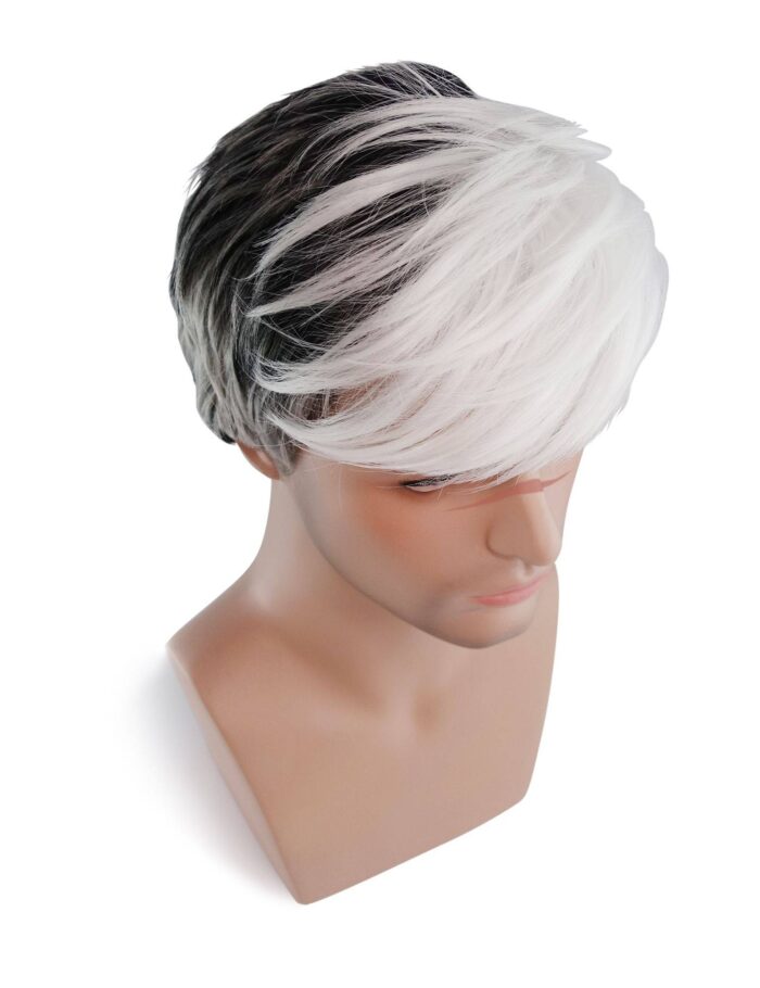 Takashi Shirogane Cosplay Wig White Hair Legendary Defender Shiro Halloween Costume Wig - Image 6