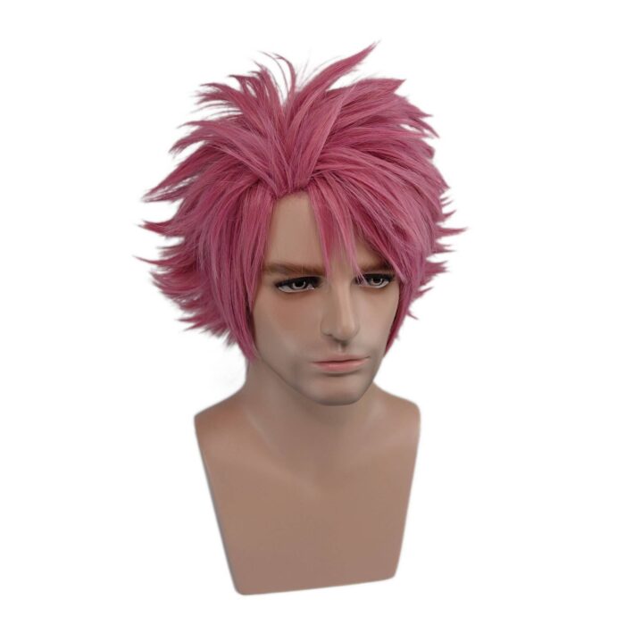 Natsu Dragneel Cosplay Wig Red Hair Fairy Tail Halloween Costume Wig - Image 5