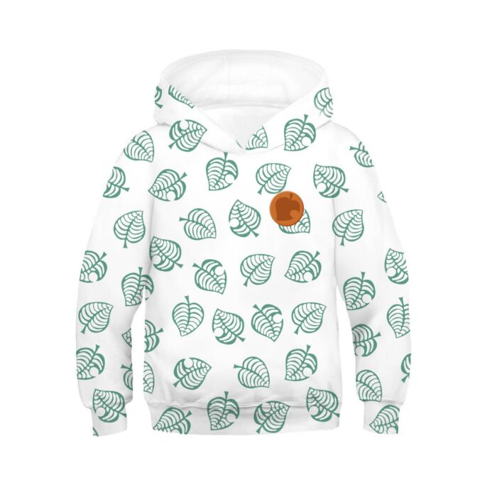 Animal Crossing Kids Hoodies Sweatshirt Unisex Hoodie 3D Printed Hooded Pullover Sweatshirt for 4-12 Years Old