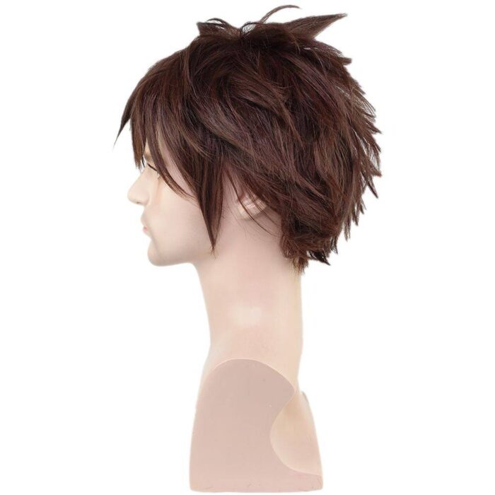 Sora wig Cosplay wig brown short hairs SE Kingdom Hearts 3 - Image 6