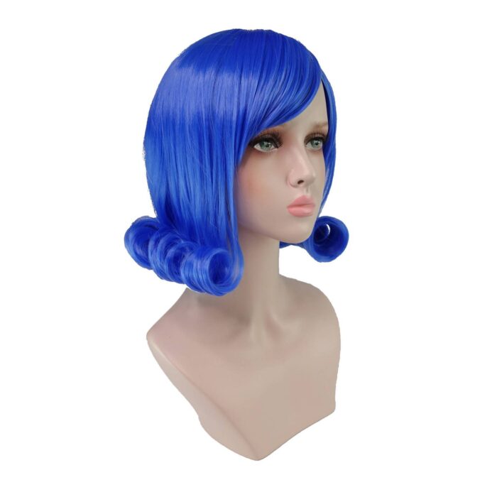 Juvia Lockser Cosplay Wig Blue Hair Fairy Tail Halloween Costume Wig - Image 5