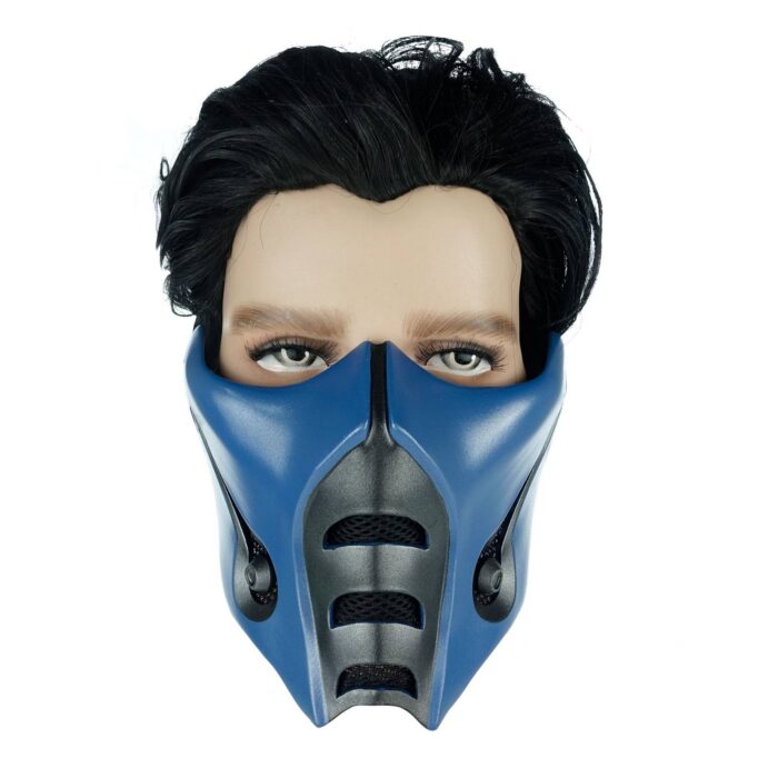 Mortal Kombat Game Mask Sub-Zero 9 Resin Mask For Halloween Costume Accessory (Sub-Zero Mortal Kombat 9) - Image 2
