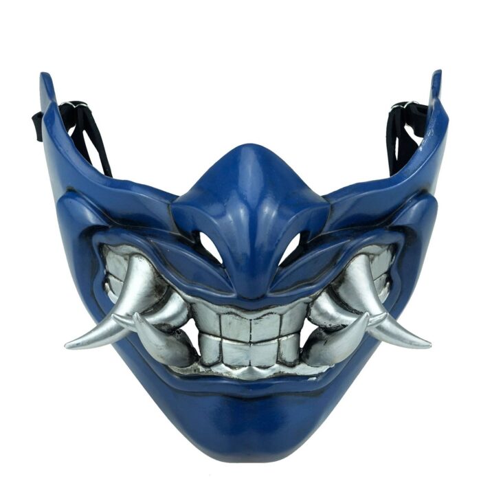 Mortal Kombat Game Mask Sub-Zero Resin Mask For Halloween Costume Accessory (Sub-Zero Mortal Kombat 11(2)) - Image 6