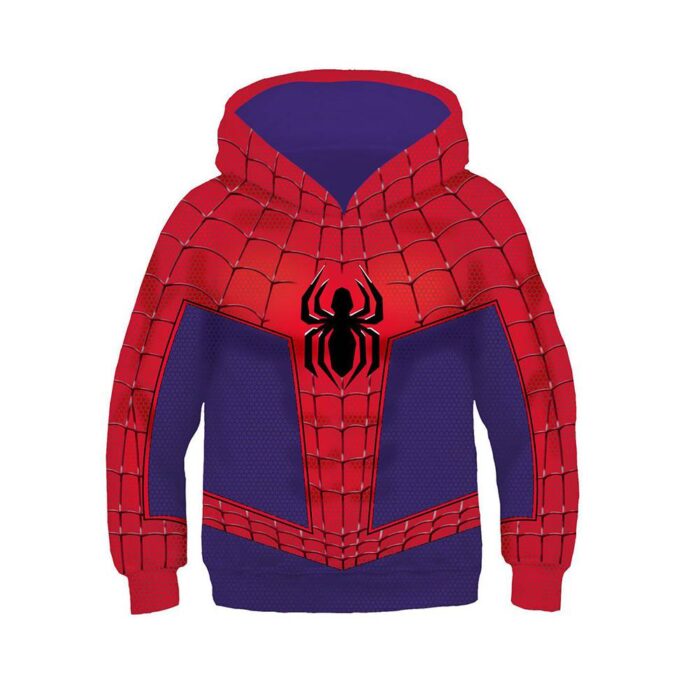 Kids Unisex Toddler Kids Hoodie Jacket Superhero Halloween Cosplay Costume 4-12 Years Old