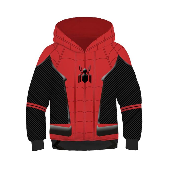 Kids Unisex Toddler Kids Hoodie Jacket Superhero Halloween Cosplay Costume 4-12 Years Old