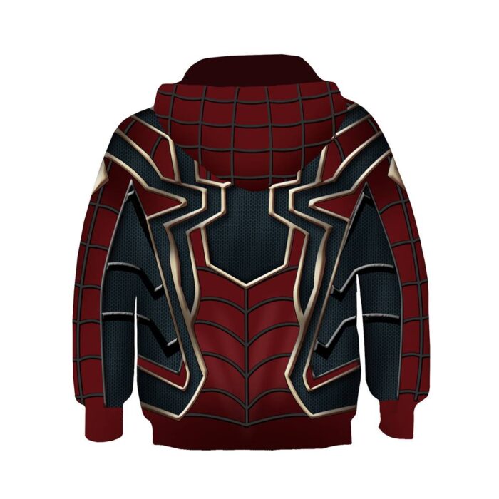 Kids Unisex Toddler Kids Hoodie Jacket Superhero Halloween Cosplay Costume 4-12 Years Old - Image 2
