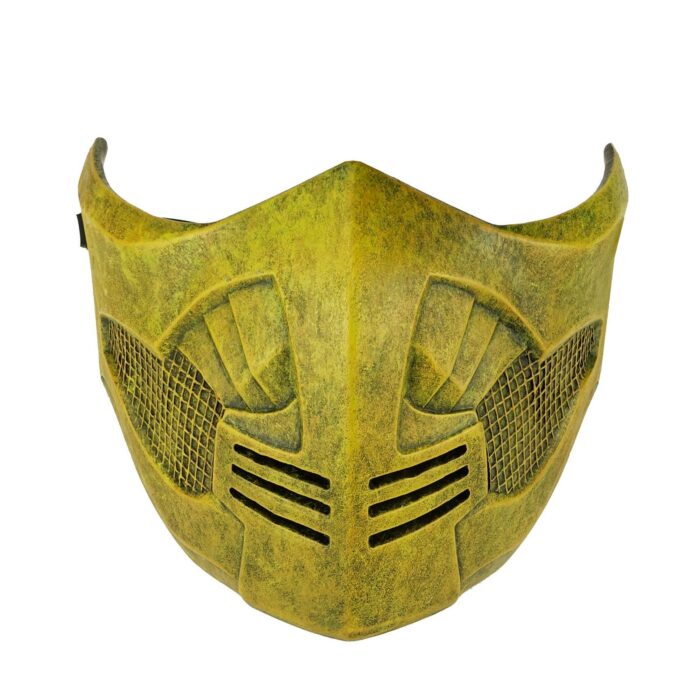 Mortal Kombat Game Mask Jade Sub-Zero Kabal Saibot Scorpion Smoke Resin Halloween Costume Accessory
