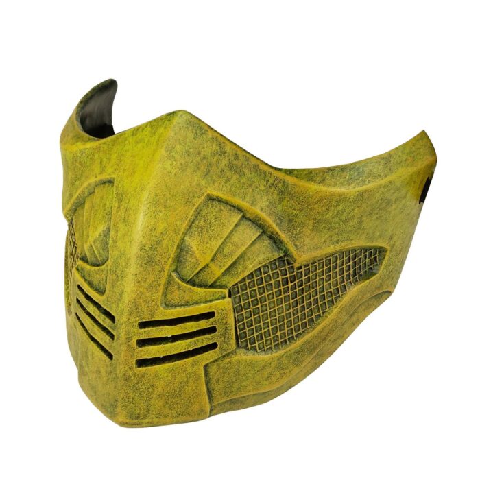 Mortal Kombat Game Mask Jade Sub-Zero Kabal Saibot Scorpion Smoke Resin Halloween Costume Accessory - Image 3